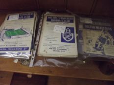 Collection of early Bolton Wanderers programmes