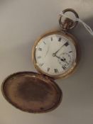 Gold plated Thomas Russell & Son pocket watch