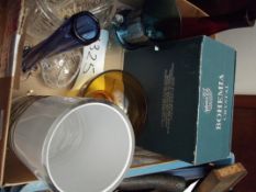 Box of glassware