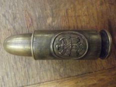 Trench art style cigarette lighter