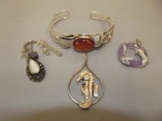 Collection of silver jewellery