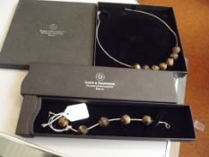 Zugck & Oechtering of Berlin boxed bracelet and ne