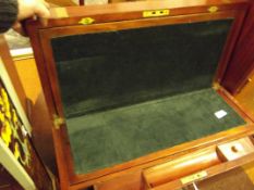 Victorian mahogany writing slope