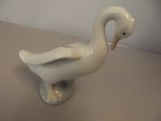 Nao figure of a swan