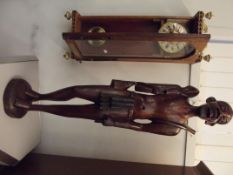 Very large ethnic carved figure