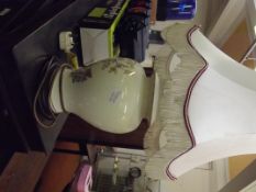 Ceramic table lamp