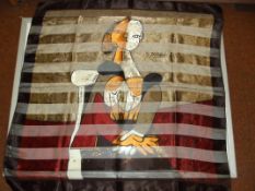 'Picasso' silk scarf