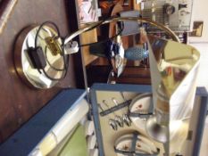 Brass bankers type lamp