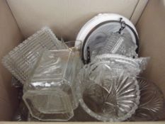 Large box of glassware
