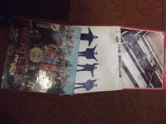 Three Beatles LPs, 'Help', 'Sergeant Pepper's Lone