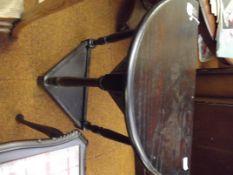 Demi lune hall table in oak by Jaycee
