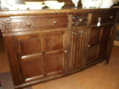 Good quality oak sideboard