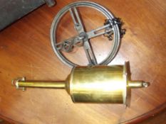 Brass bottle spit jack