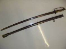 Japanese NCO sword and scabbard