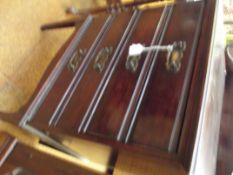 Edwardian sheet music cabinet with four drawers