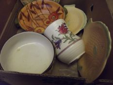 Collection of 1930's/40's art deco pottery