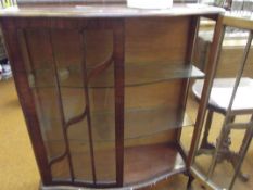Walnut display cabinet