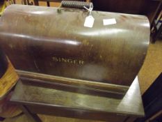 Cased Singer sewing machine
