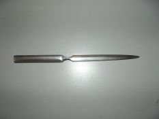 Silver handled letter opener