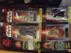 4 Star Wars Episode I figures