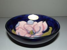 Moorcroft pin dish with trade label