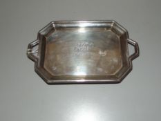 Sterling silver miniature tray