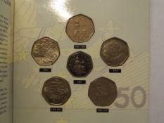 Great Britain Commemorative Collection of 50 pence