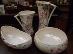 4 items of Mailing luster ware