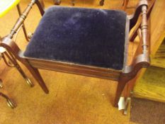 Edwardian piano stool