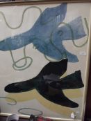 Modern abstract print