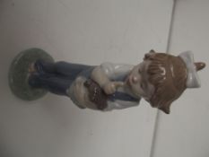 Nao group, girl with dog