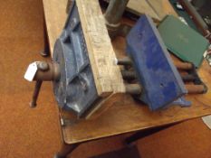 Record bench vice