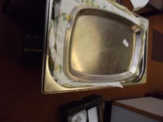 Stainless steel catering trays