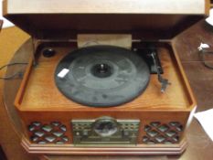 Zennox turntable with CD player and radio