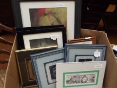 Various framed prints 1428