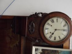 Victorian pendulum wall clock