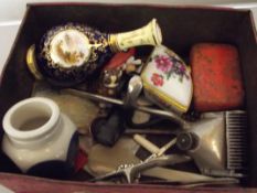 Assorted tin of collectables