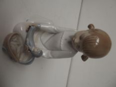 Nao group, girl with doll