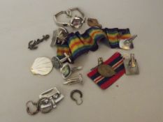 Military badges, buttons and related items