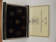Royal Mint cased proof coin set 1987