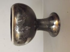 Silver plated trophy dated 1912