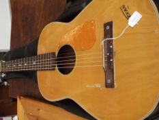 Texan acoustic guitar with case