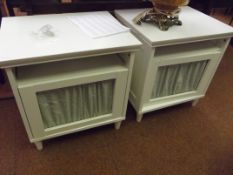 Pair of bedside cabinets, as new