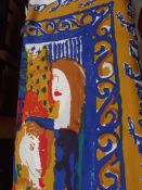 Jackie Campbell for L'Oréal scarf