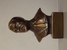 Brass Hitler bust