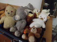 Large collection of vintage soft toys and others