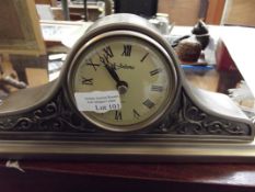 Resin mantel clock