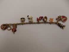 Betty Boop charm bracelet
