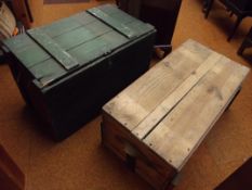 Two storage crates