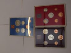 Royal Mail coin collection x3 - 1980 - 1972 - 1981